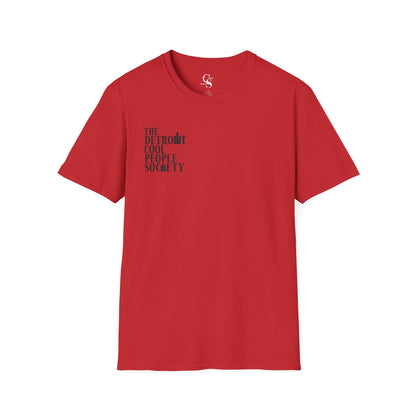 Detroit Cool People Society Tee - Front and Back Print Alternate Colors