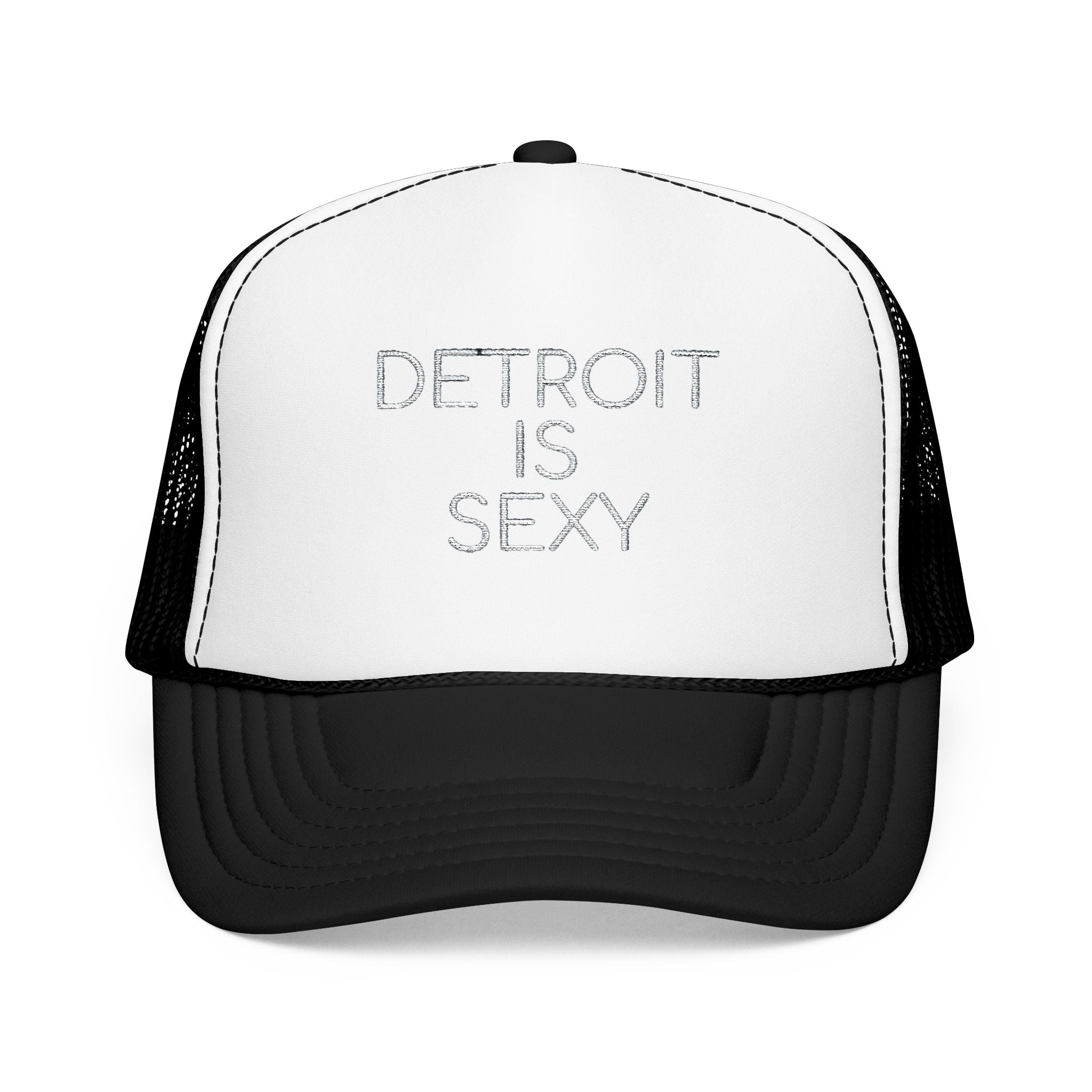 Detroit is Sexy Embroidered Trucker Hat - Tonyalicious Tees