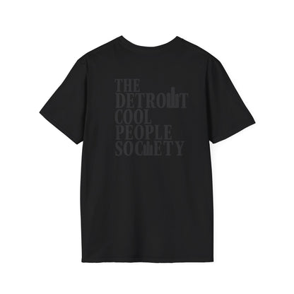 Detroit Cool People Society Tee - Front and Back Print Alternate Colors