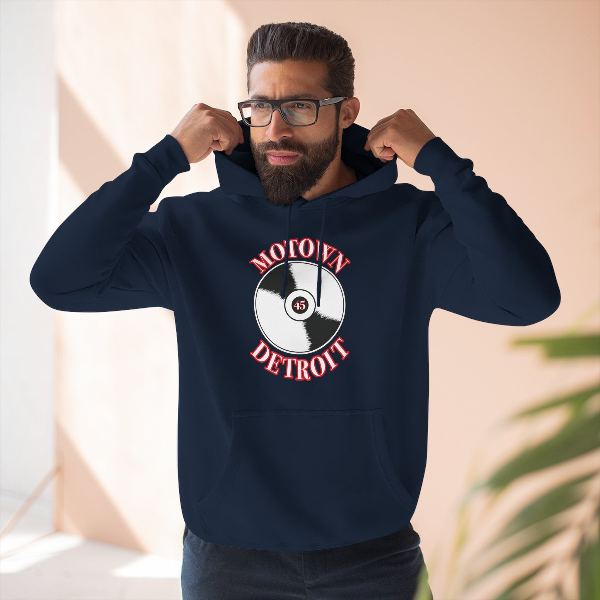 Motown 45 Hoodie - Red - Tonyalicious Tees