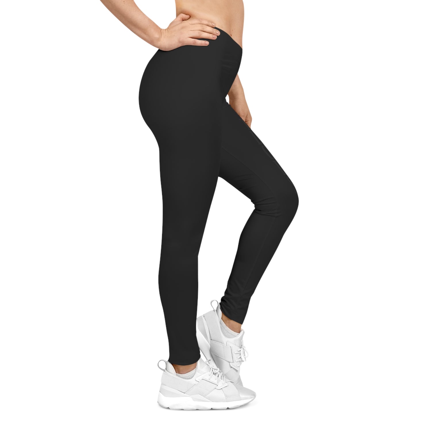 The Detroit Cool People Society Printed Leggings - Black - Tonyalicious Tees