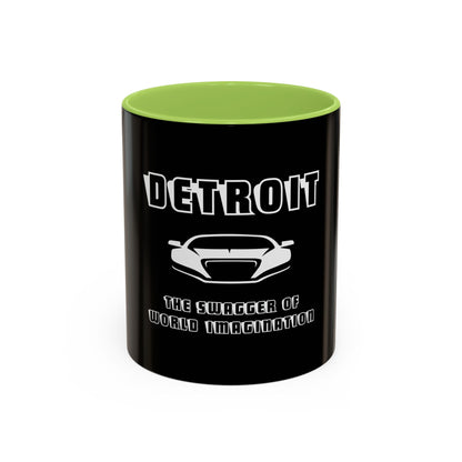 Detroit Swagger Coffee Mug - Bold Black - Tonyalicious Tees