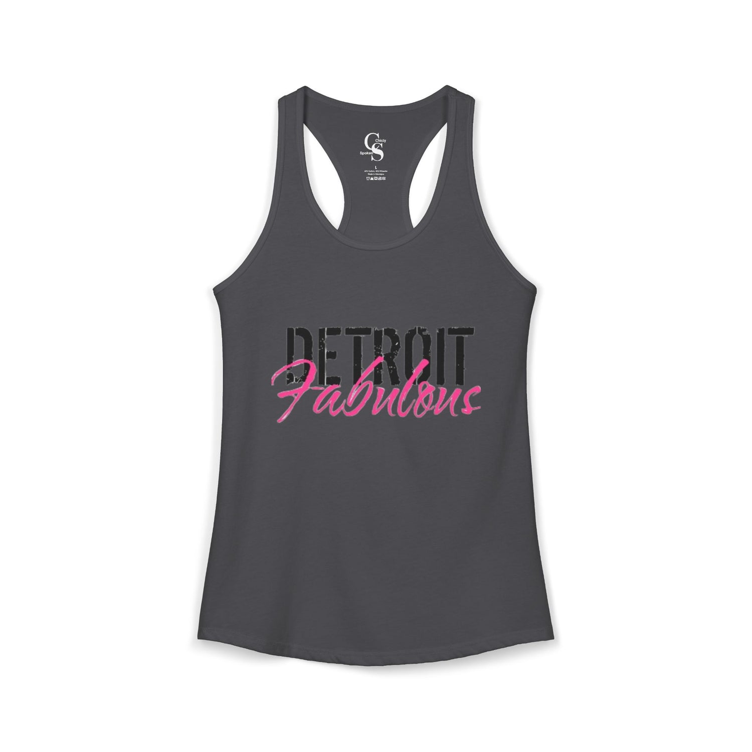 Detroit Fabulous Racerback Tank - Tonyalicious Tees