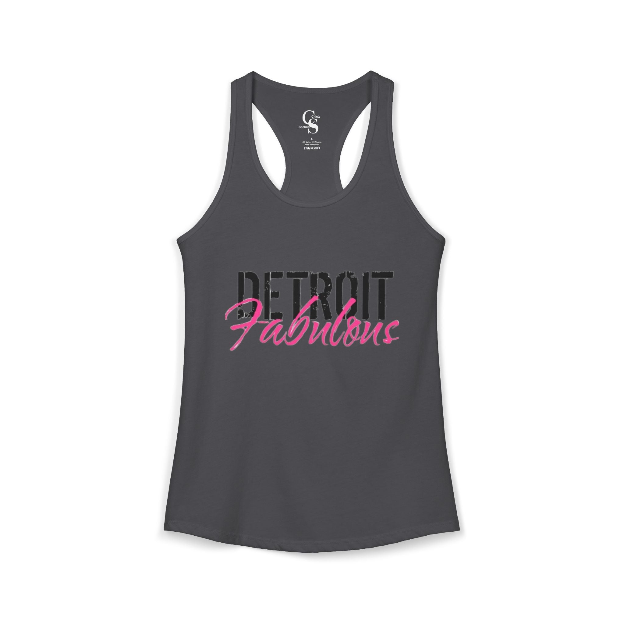 Detroit Fabulous Racerback Tank - Tonyalicious Tees