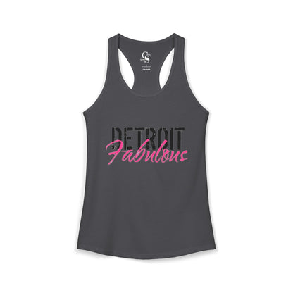 Detroit Fabulous Racerback Tank - Tonyalicious Tees