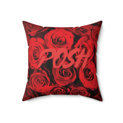 Posh Roses Decorative Pillow - Tonyalicious Tees