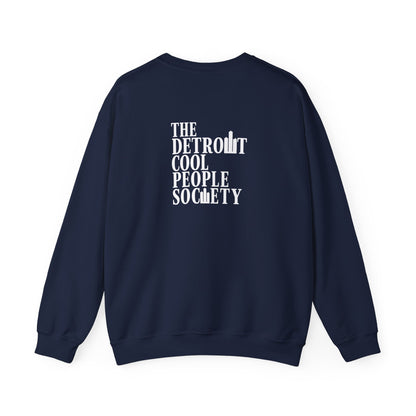 Detroit Cool People Society Crewneck Sweatshirt - Tonyalicious Tees
