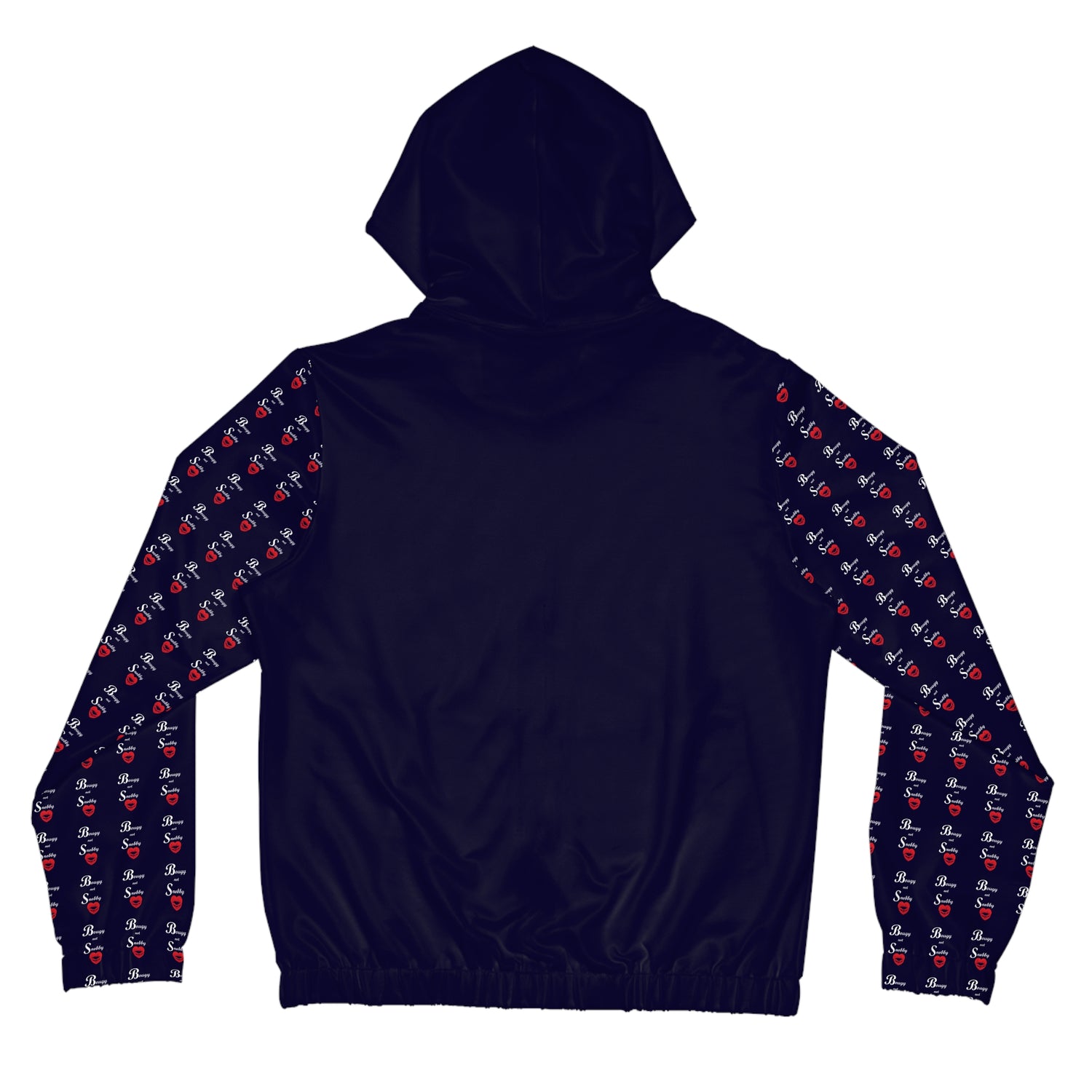 Bougy not Snobby Women’s Full-Zip Navy Hoodie - Tonyalicious Tees
