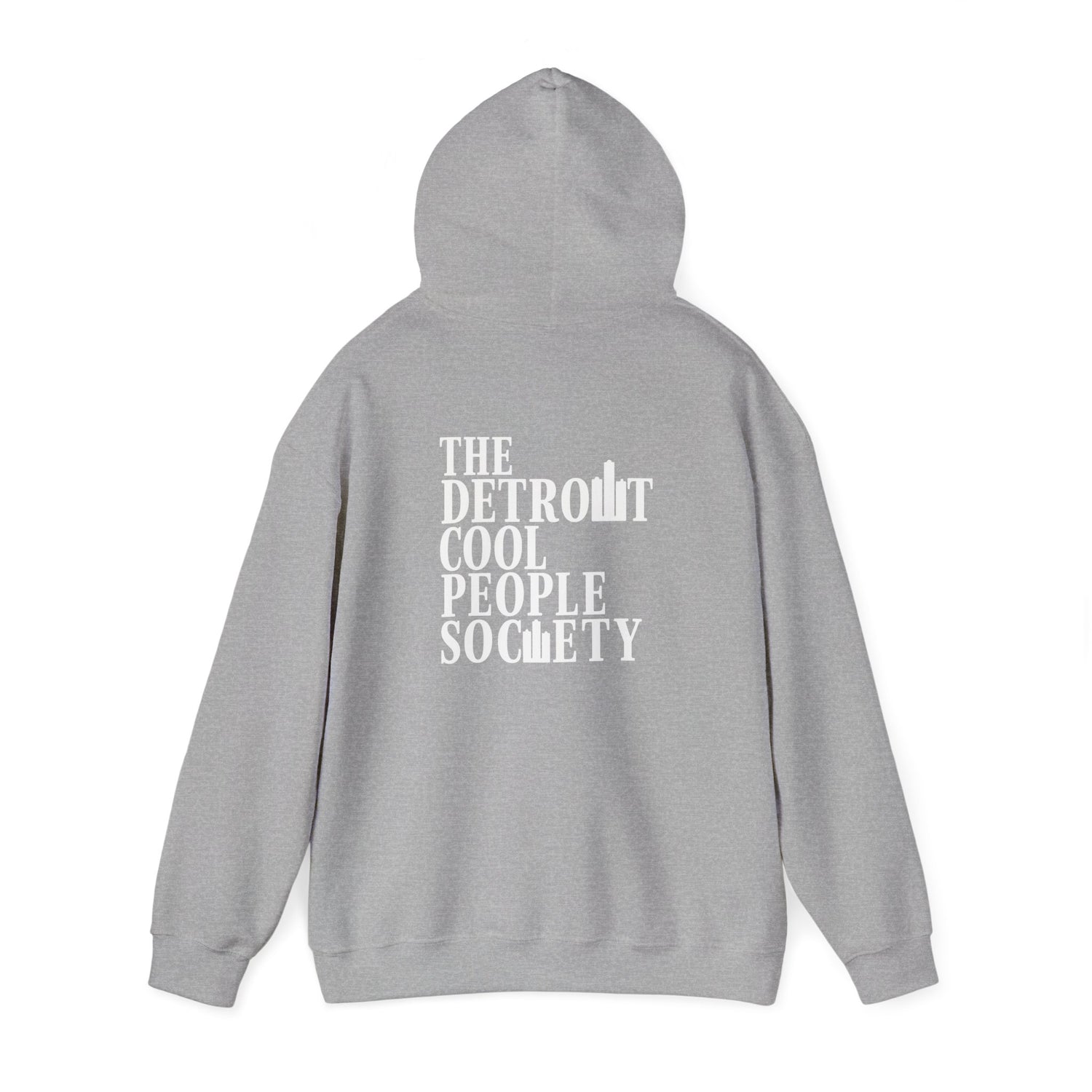 The Detroit Cool People Society Hoodie - Front and Back print - Tonyalicious Tees