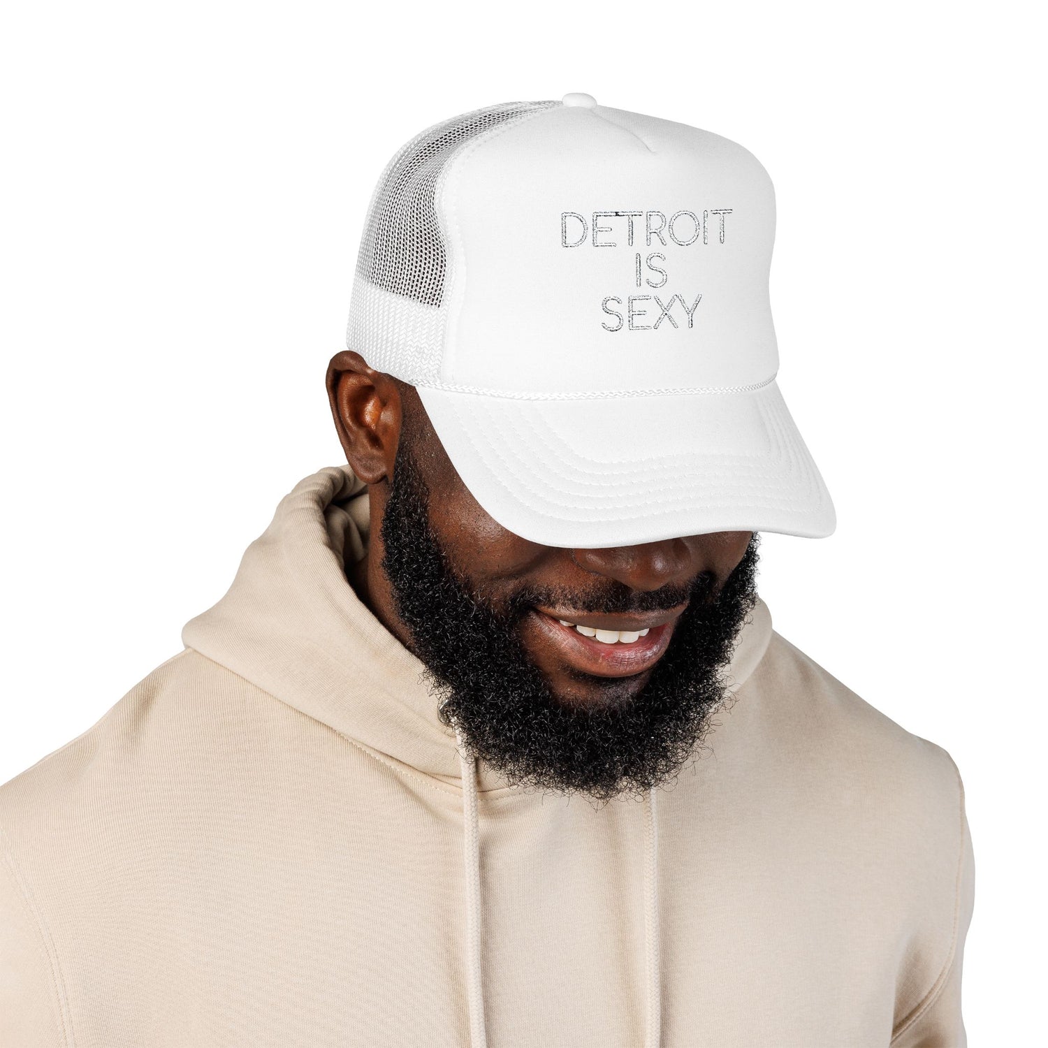 Detroit is Sexy Embroidered Trucker Hat - Tonyalicious Tees