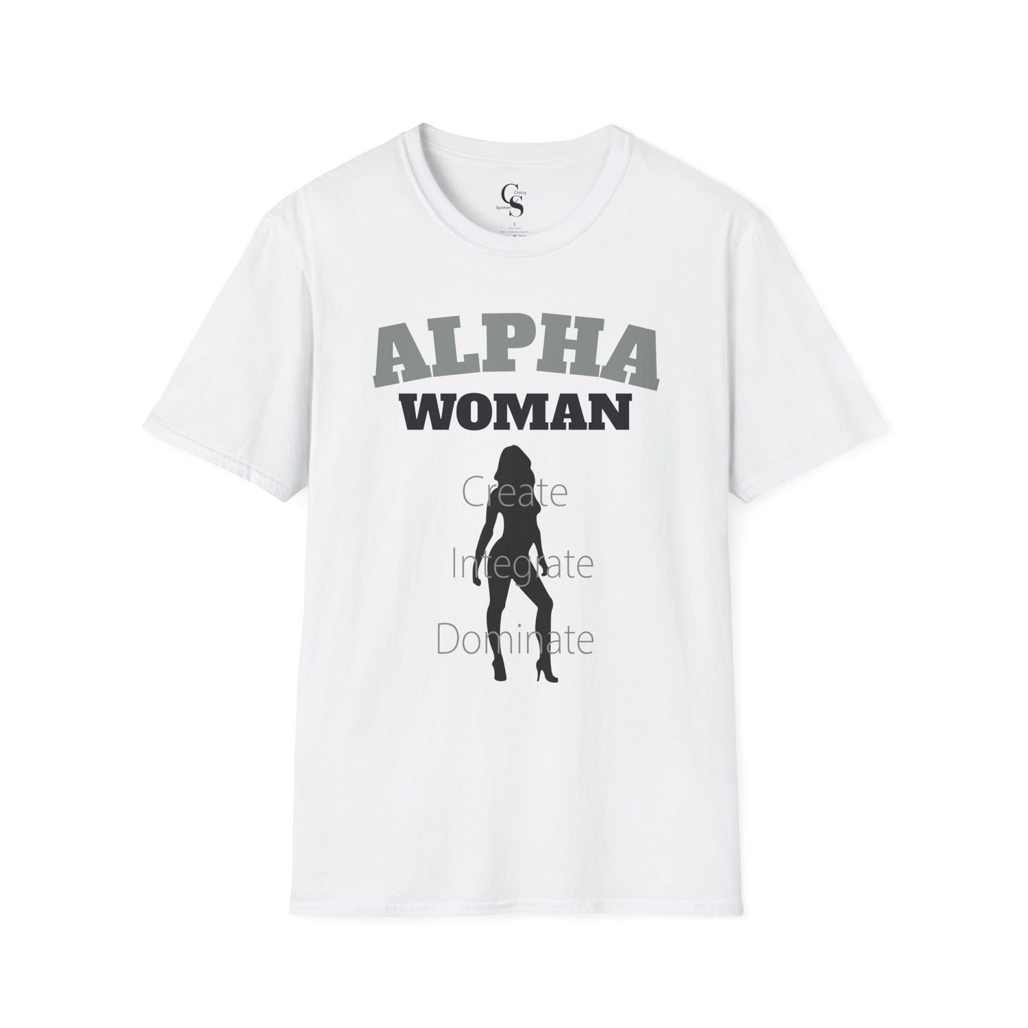 Alpha Woman Tee - Front and Back Print - Tonyalicious Tees