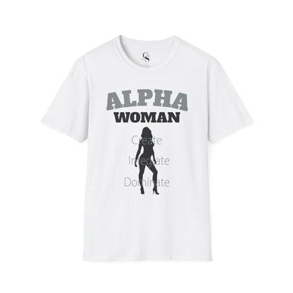 Alpha Woman Tee - Front and Back Print - Tonyalicious Tees