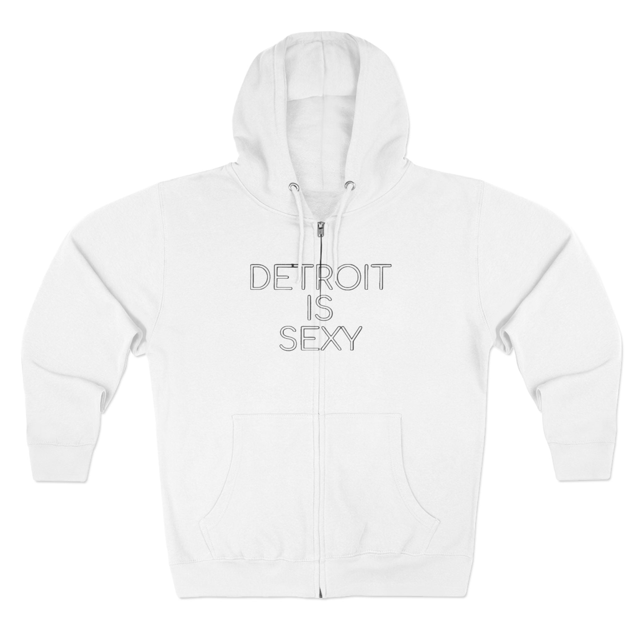 Detroit Sexy Zip Hoodie - Tonyalicious Tees