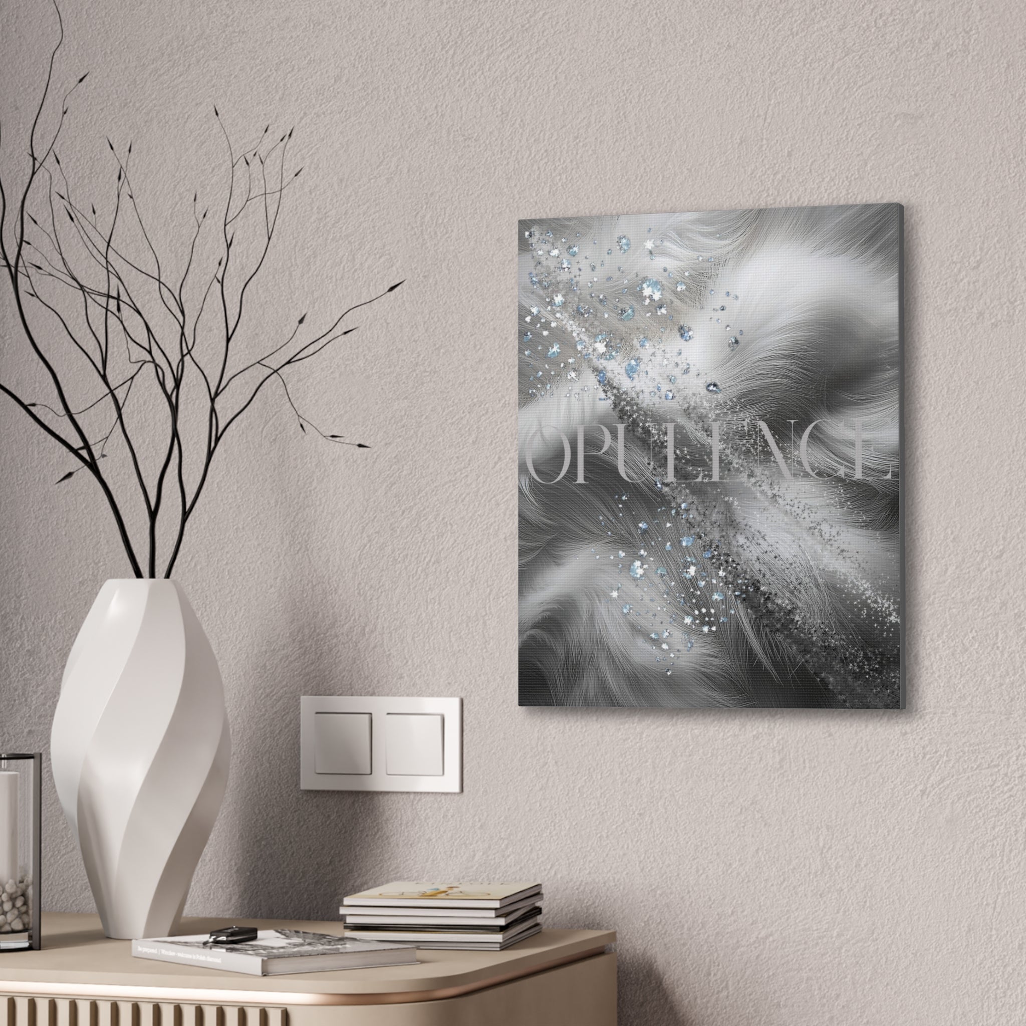 Opulence Silver Wall Art