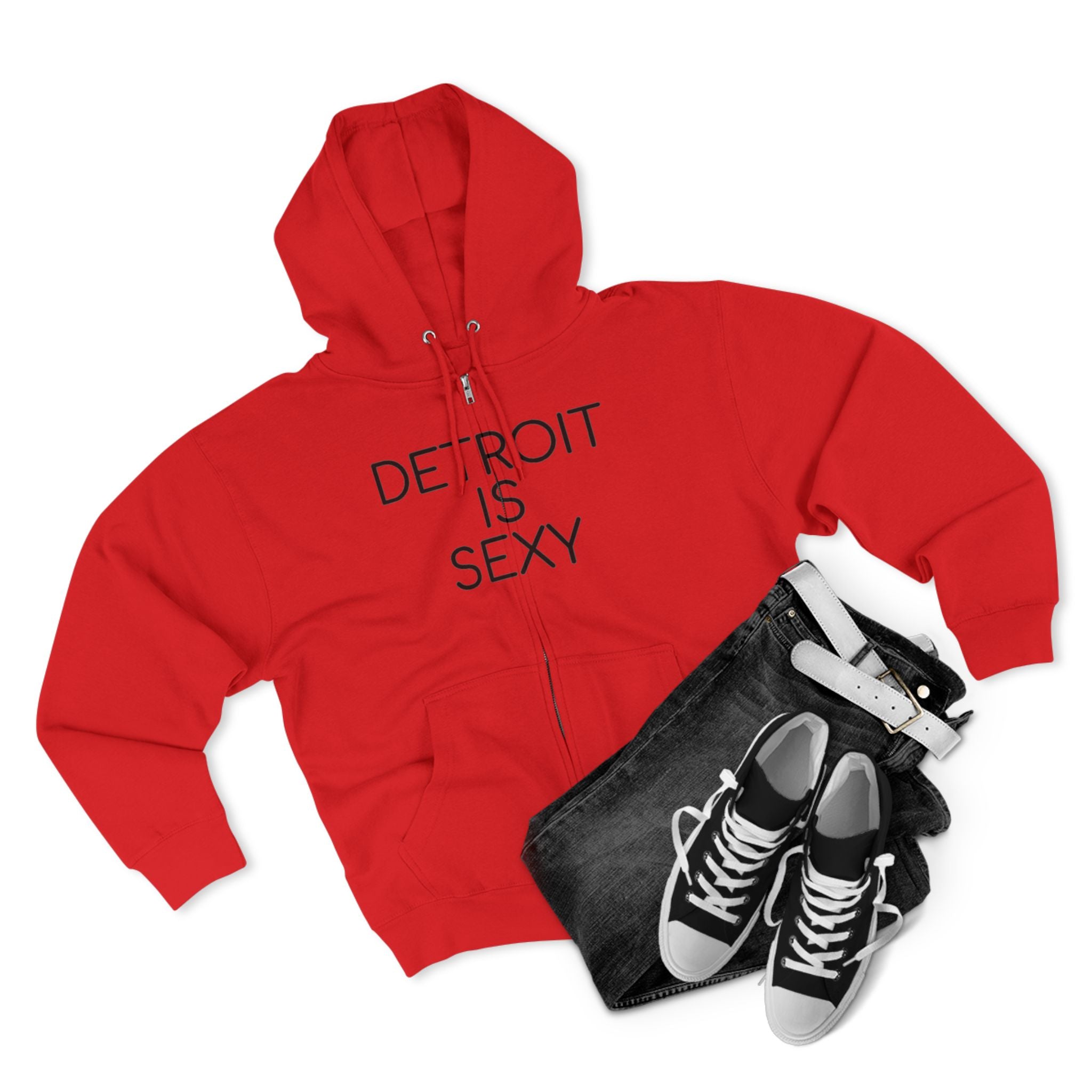 Detroit Sexy Zip Hoodie