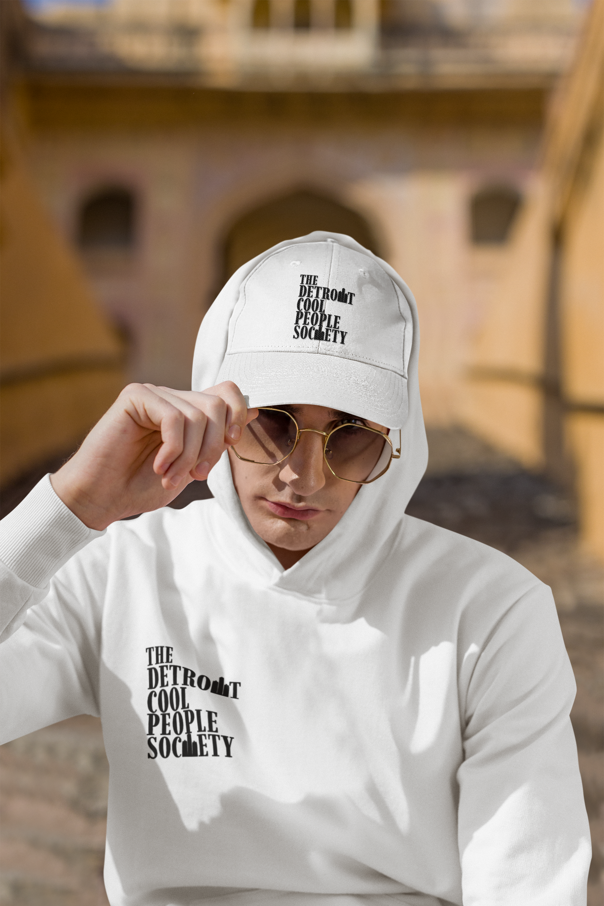 The Detroit Cool People Society Hoodie - Front and Back print