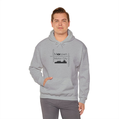 Motown Motor City Detroit Hoodie - Tonyalicious Tees