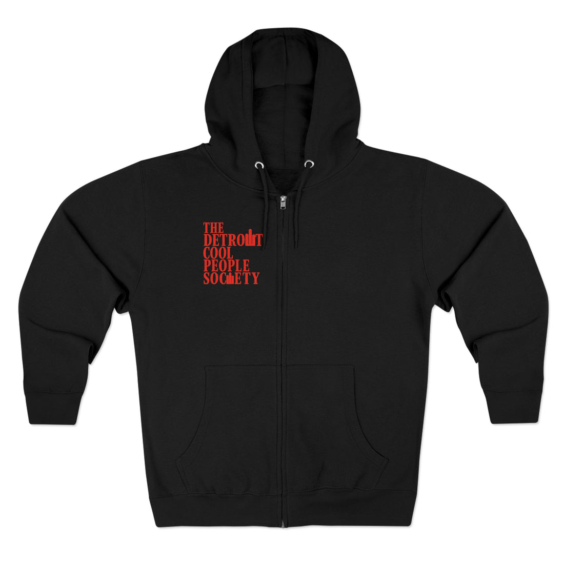 Detroit Cool People Society Zip Hoodie