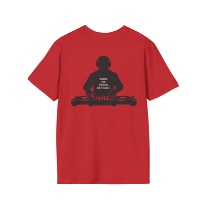 Beats. Art. Techno. Detroit Tee - Front and Back Print