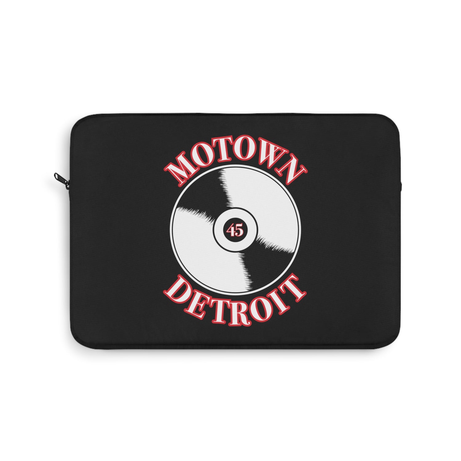 Motown Detroit 45 Laptop Sleeve  - Red - Tonyalicious Tees