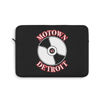 Motown Detroit 45 Laptop Sleeve  - Red - Tonyalicious Tees