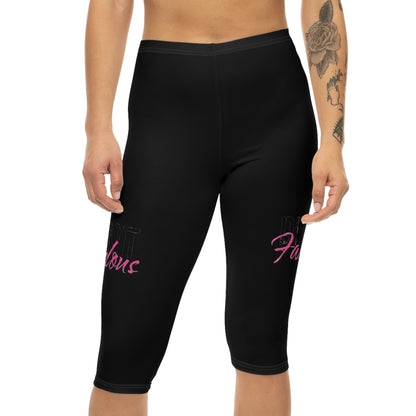 Detroit Fabulous Capri Leggings - Black - Tonyalicious Tees