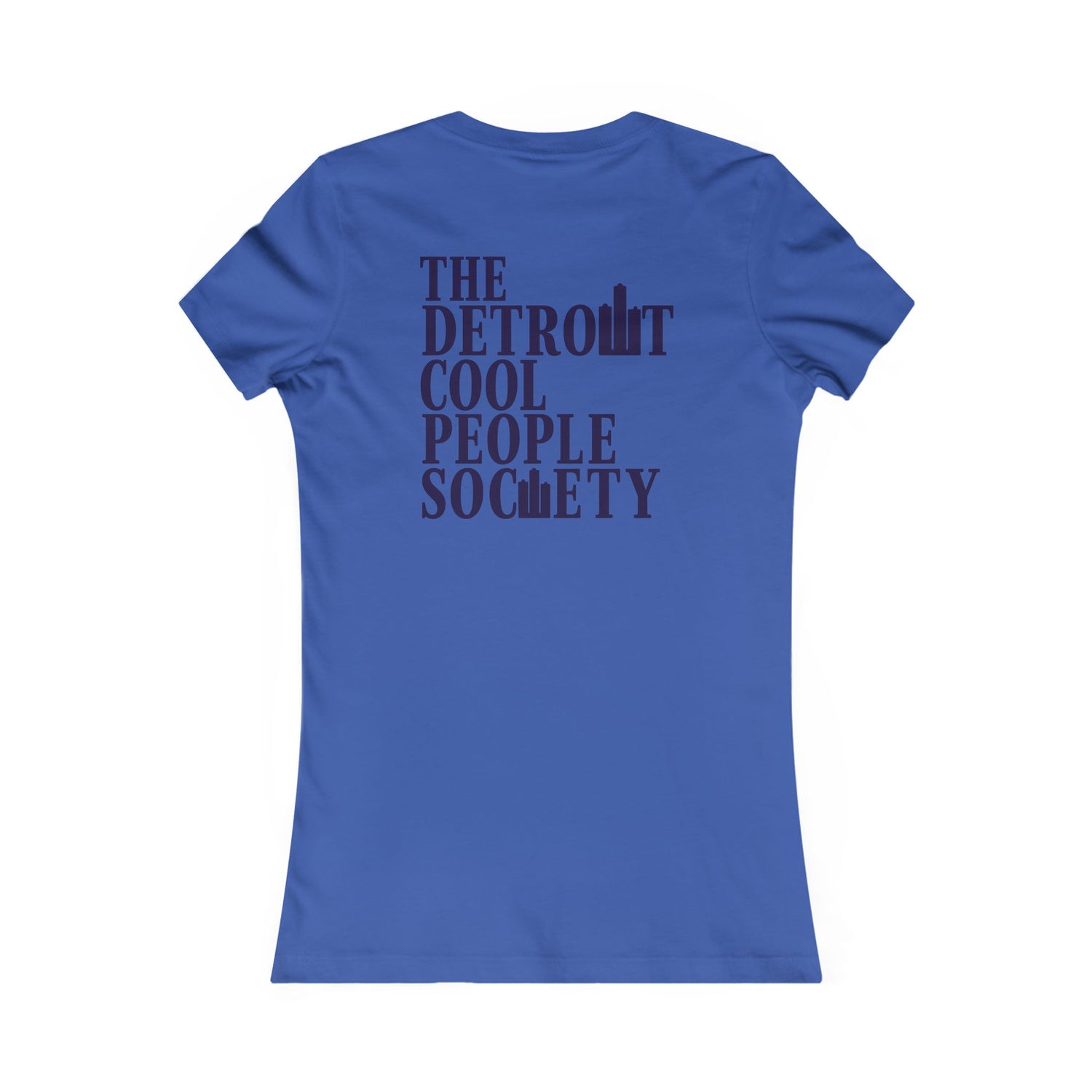 The Detroit Cool People Society Fitted Women&