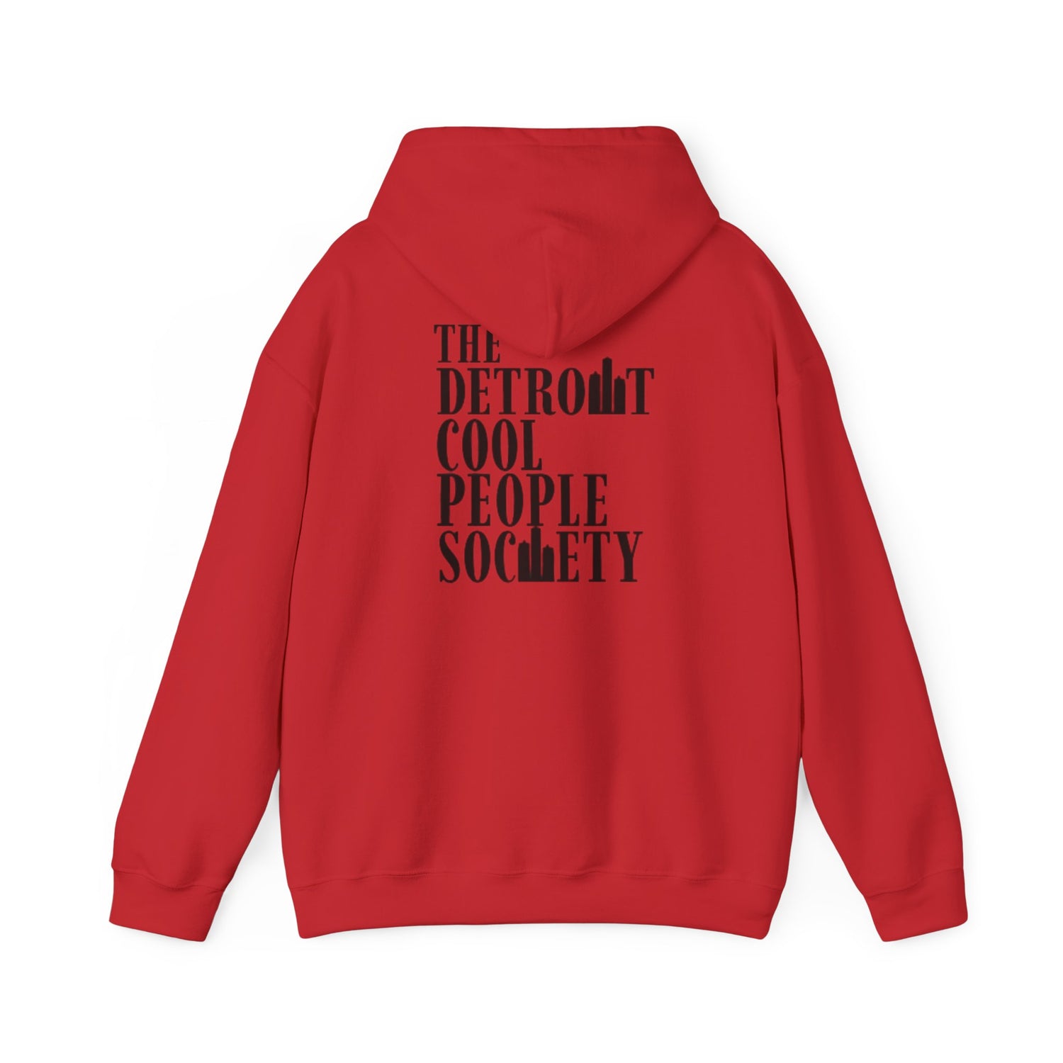 The Detroit Cool People Society Hoodie - Front and Back print