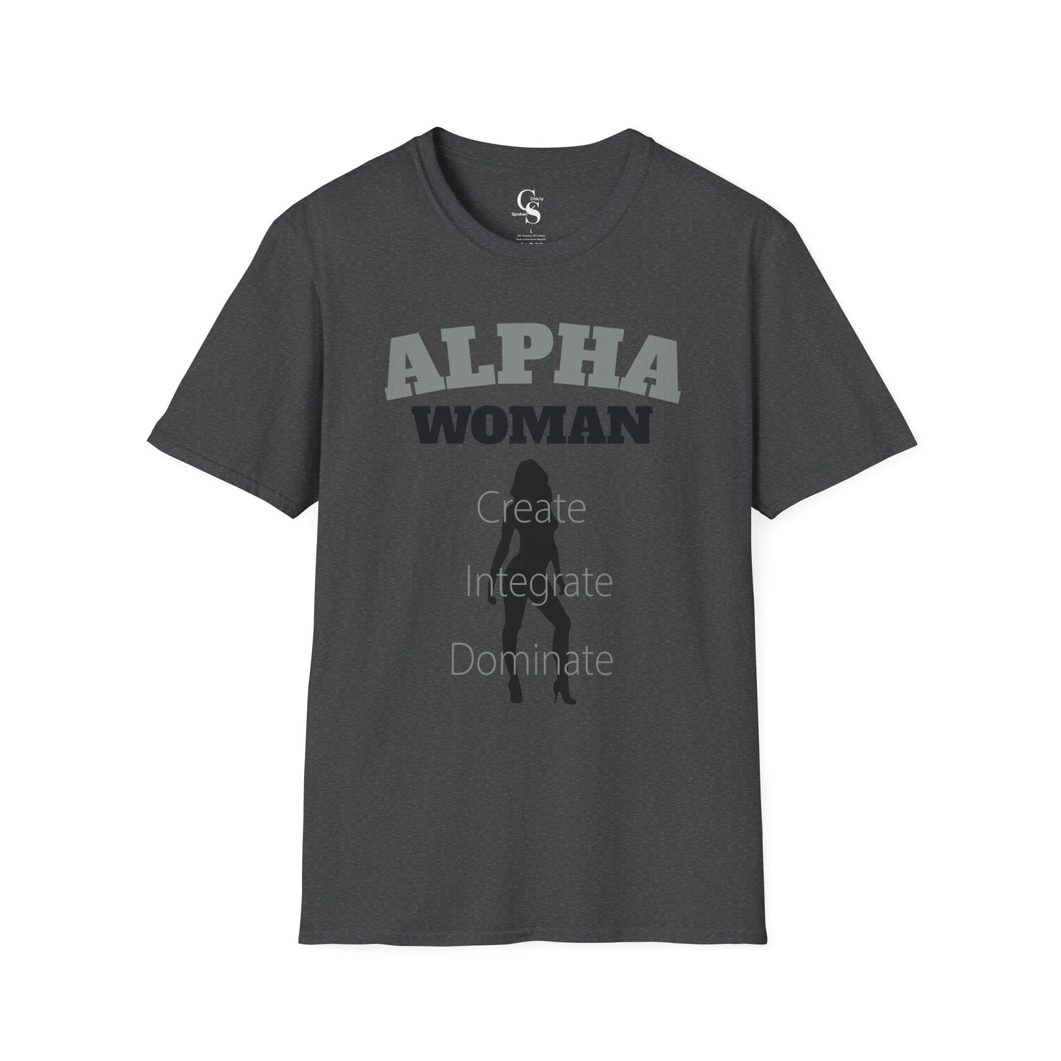 Alpha Woman Tee - Front and Back Print - Tonyalicious Tees