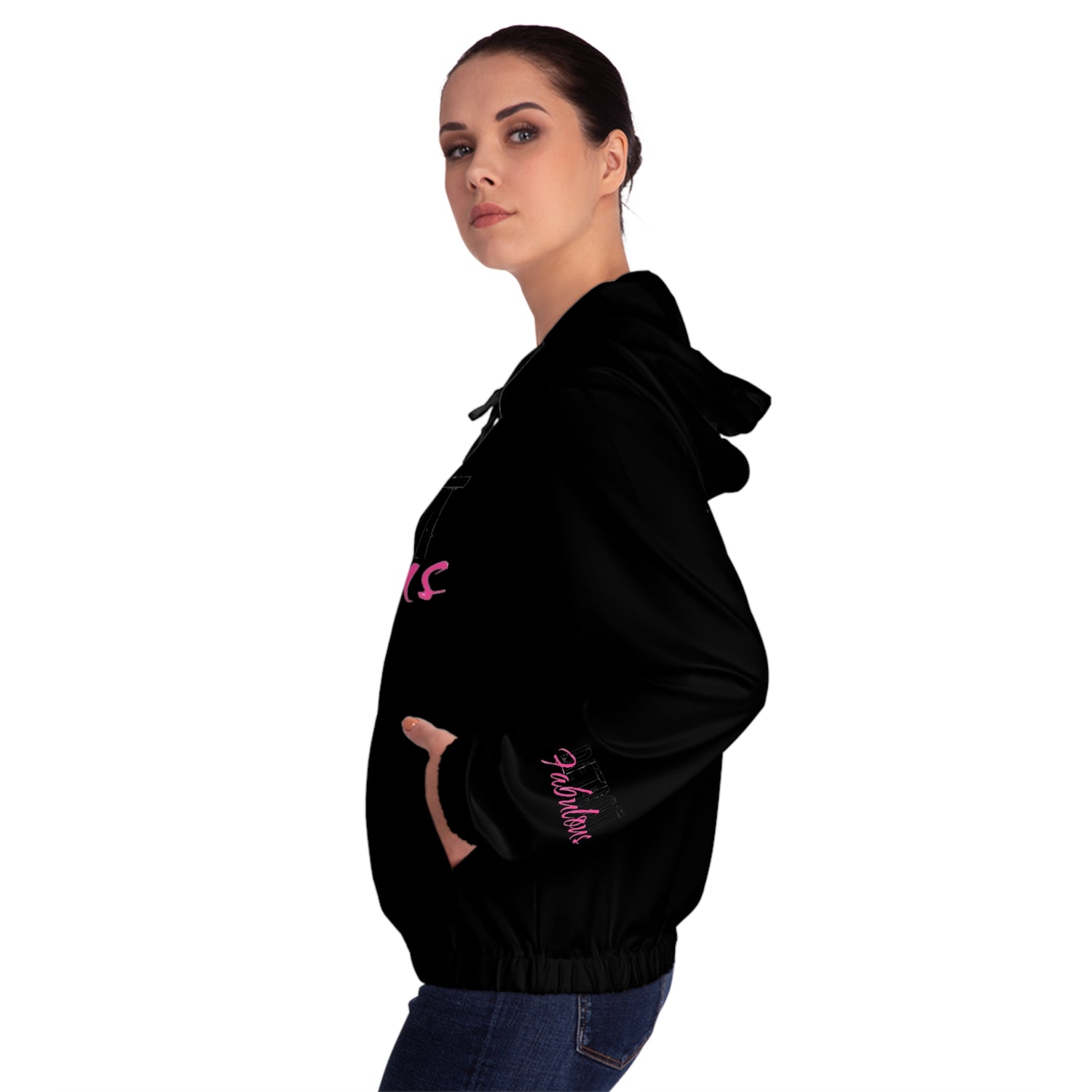 Detroit Fabulous Black Lightweight Zip Hoodie - Tonyalicious Tees