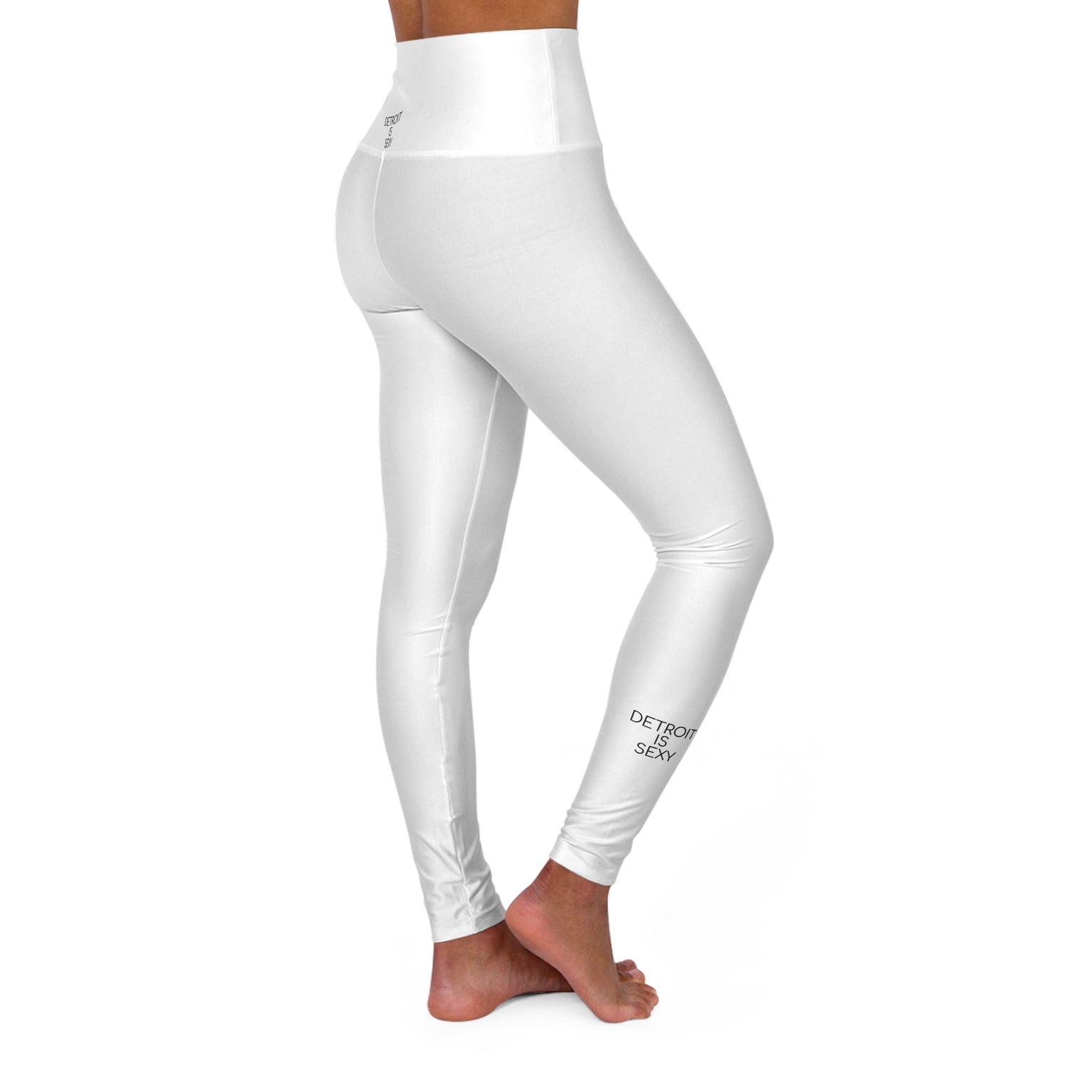 Detroit Is Sexy High-Waisted Yoga Leggings - Tonyalicious Tees