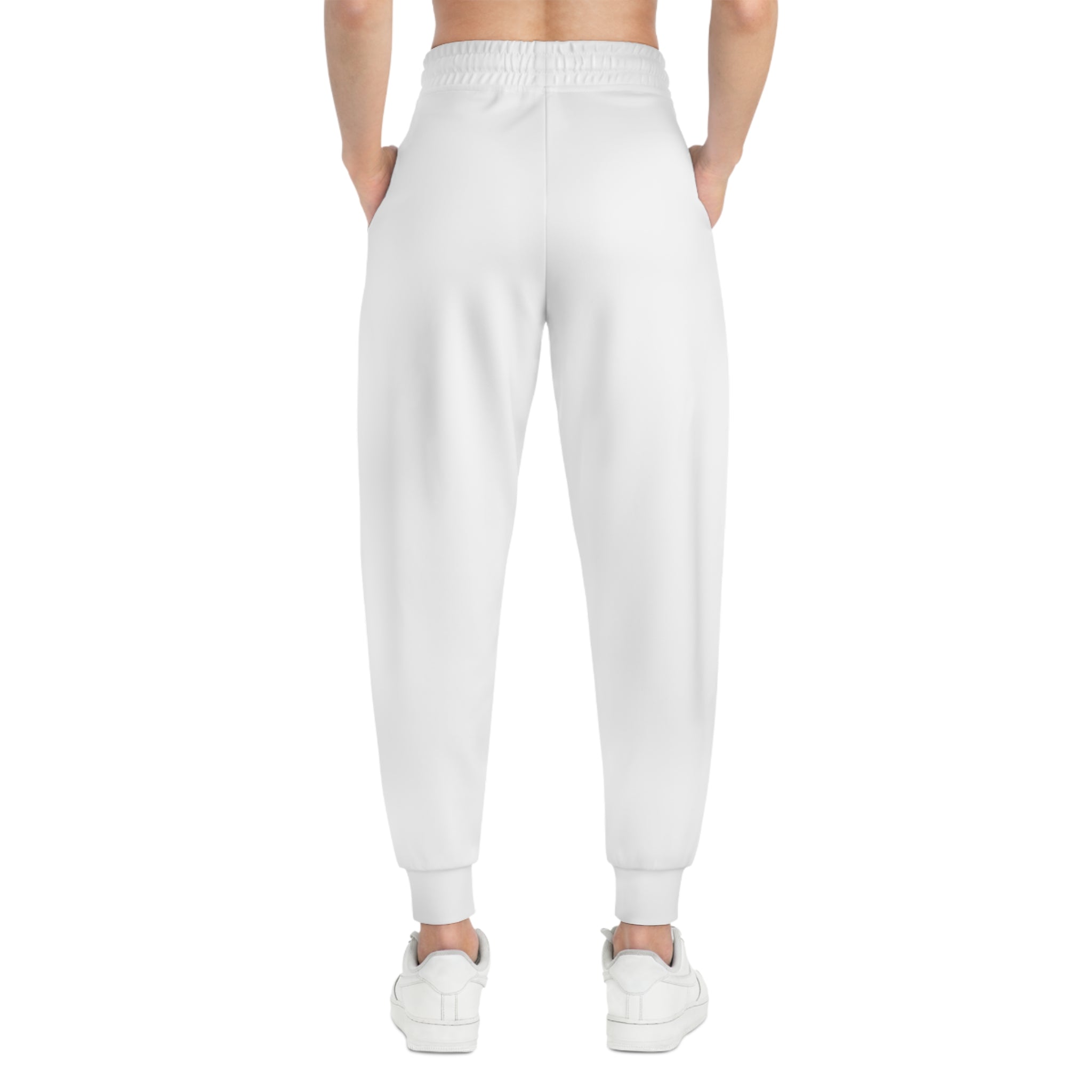 Detroit Fabulous White Athletic Joggers - Tonyalicious Tees