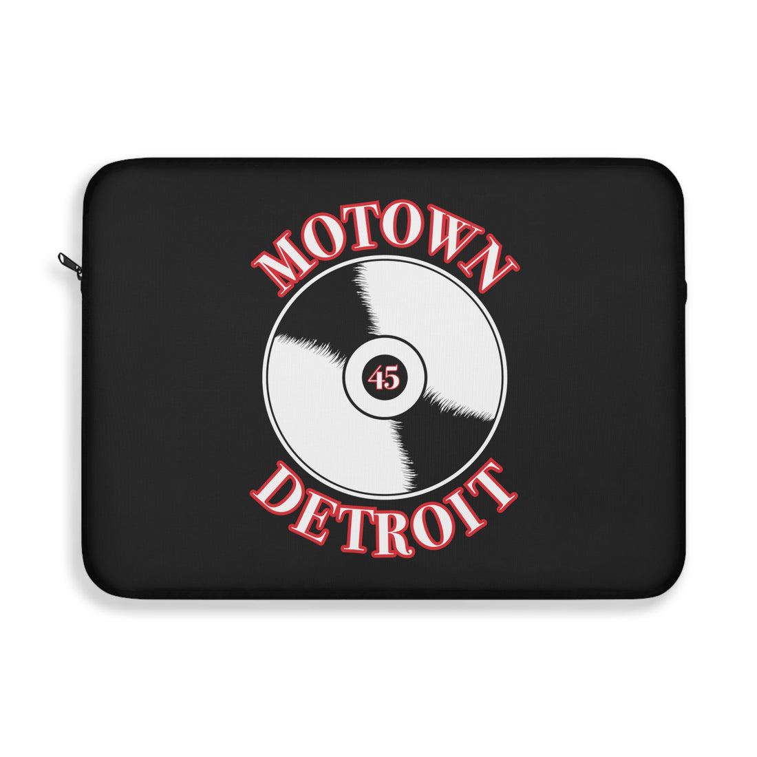 Motown Detroit 45 Laptop Sleeve  - Red - Tonyalicious Tees