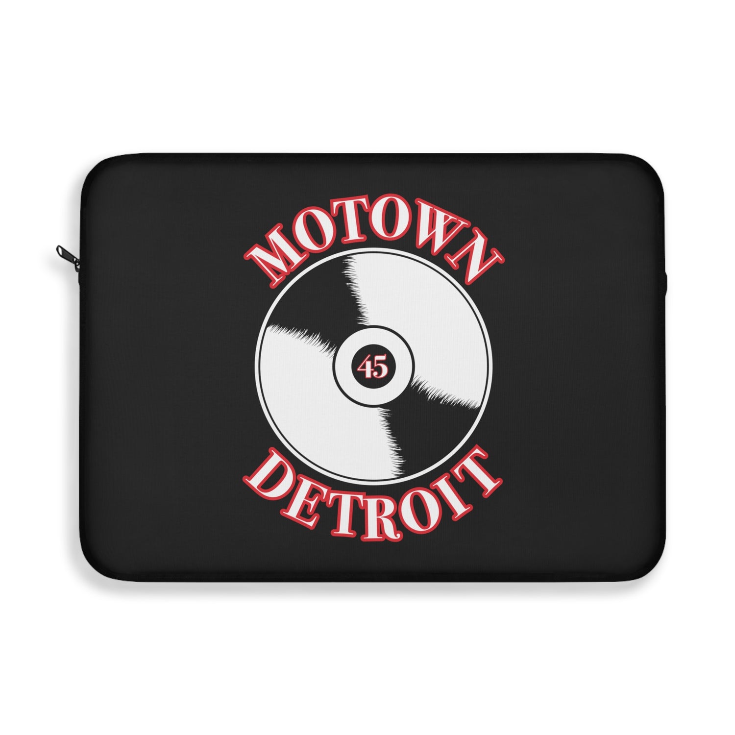 Motown Detroit 45 Laptop Sleeve  - Red - Tonyalicious Tees