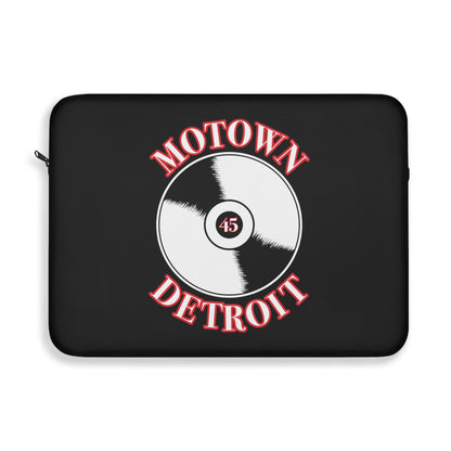 Motown Detroit 45 Laptop Sleeve  - Red - Tonyalicious Tees