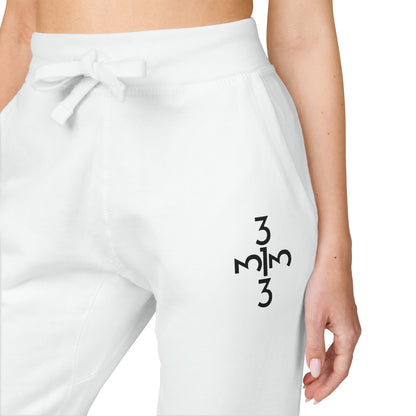 Twisted 313 Unisex Embroidered Joggers - Black Print - Tonyalicious Tees