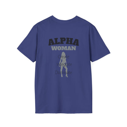 Alpha Woman Tee - Front and Back Print - Tonyalicious Tees