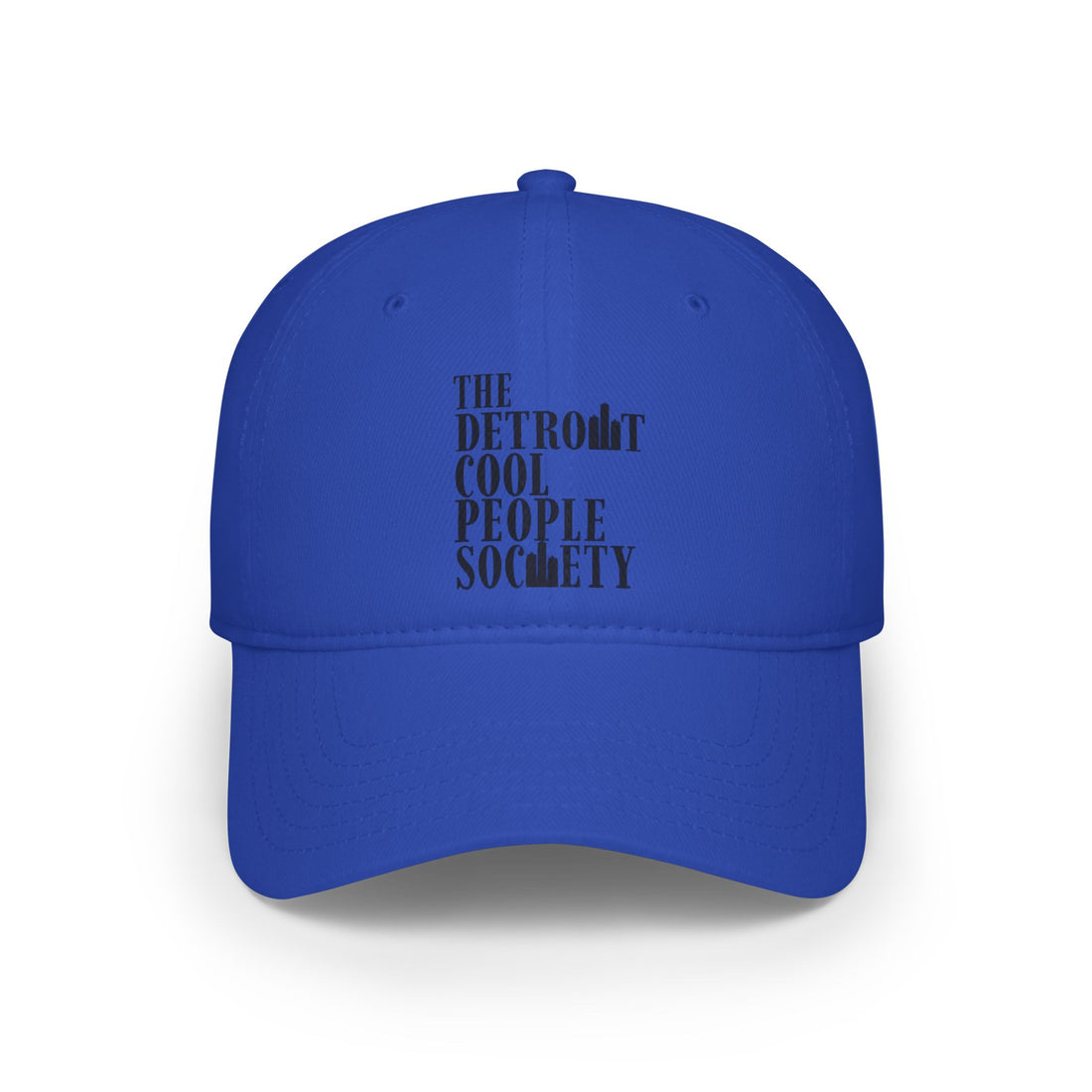 The Detroit Cool People Society Baseball Cap - Black