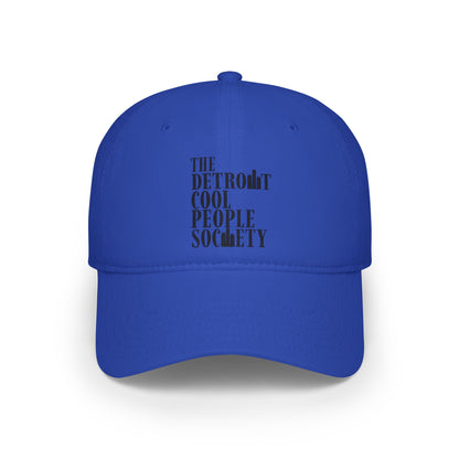 The Detroit Cool People Society Baseball Cap - Black
