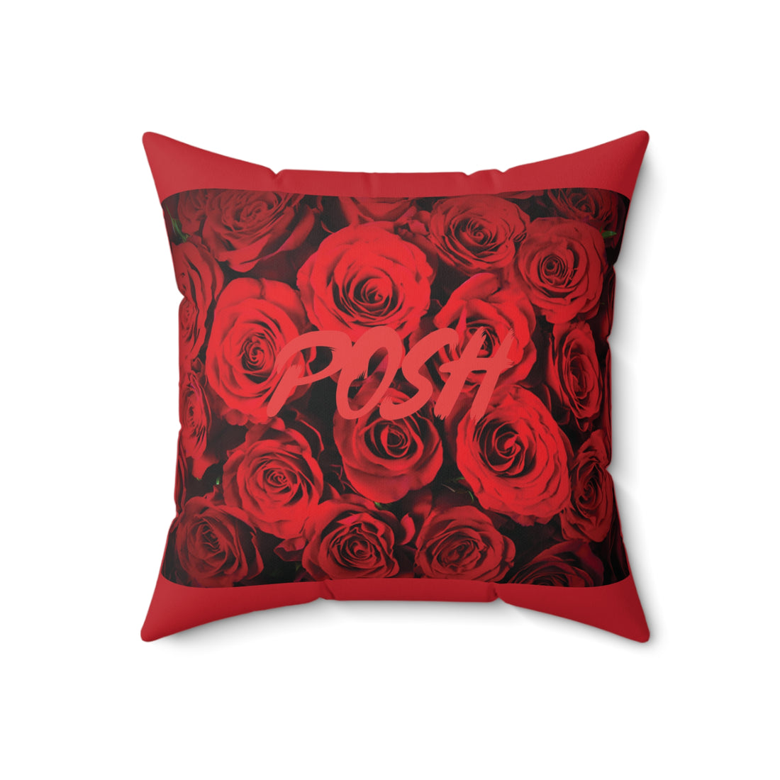 Posh Roses Decorative Pillow