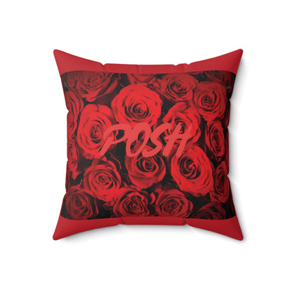 Posh Roses Decorative Pillow - Tonyalicious Tees