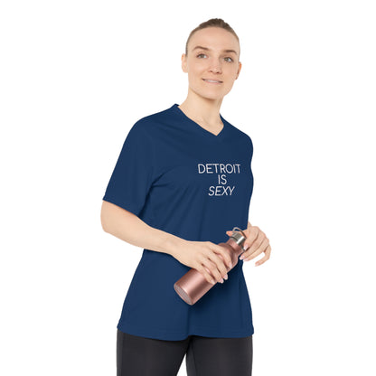 Detroit is Sexy Athletic Performance V-Neck Tee - Tonyalicious Tees