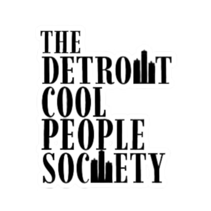 The Detroit Cool People Society Sticker