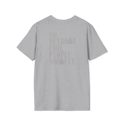 Detroit Cool People Society Tee - Front and Back Print Alternate Colors