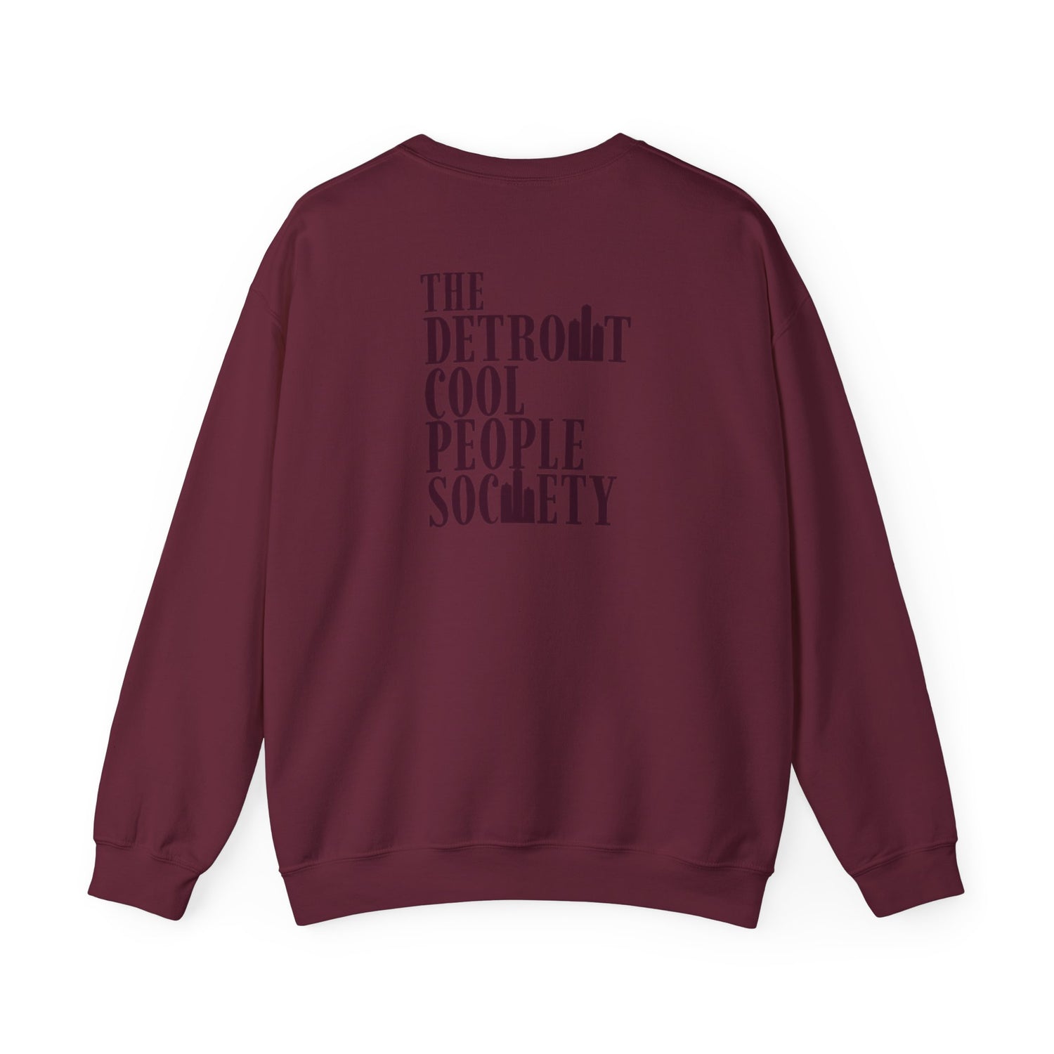 Detroit Cool People Society Crewneck Sweatshirt - Tonyalicious Tees