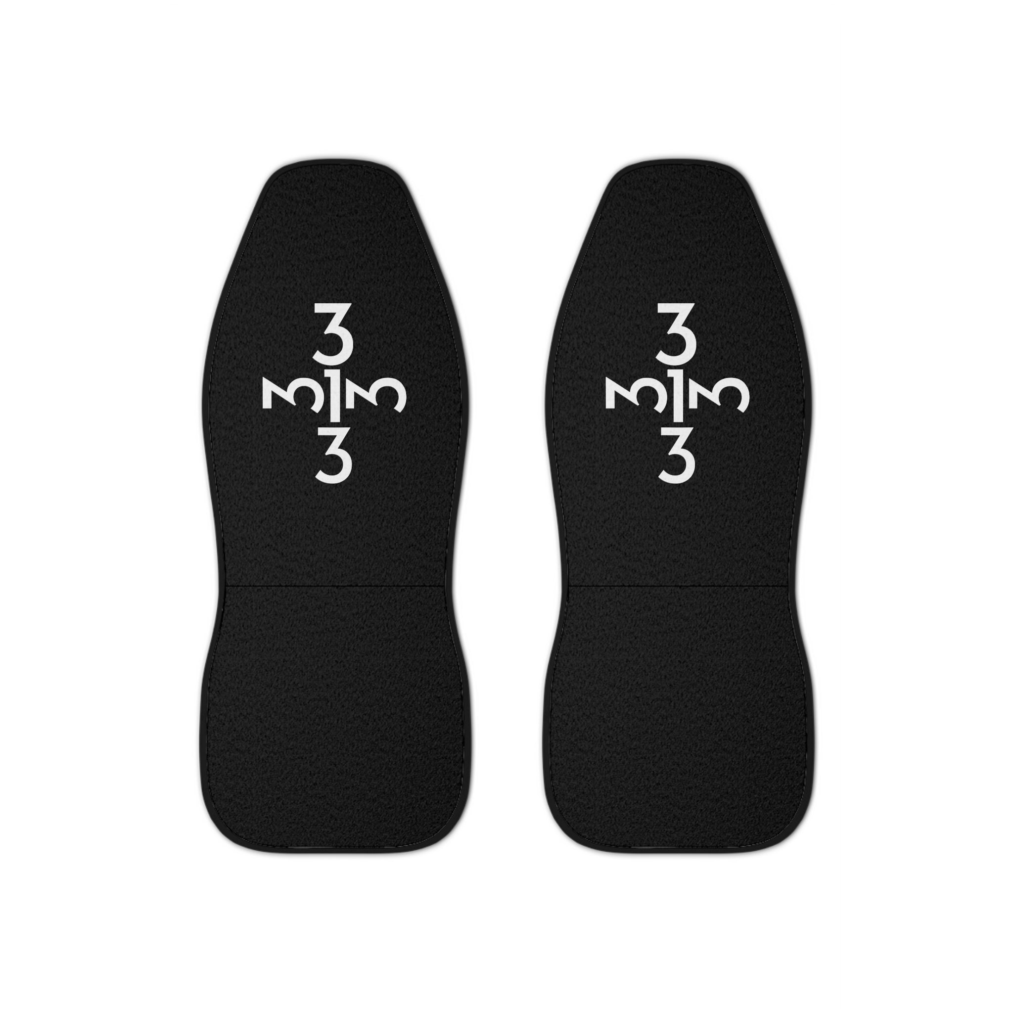Twisted 313 Car Seat Covers - Black - Tonyalicious Tees