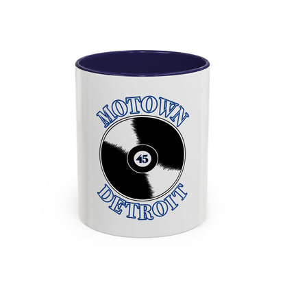 Motown Detroit Mug - Blue - Tonyalicious Tees