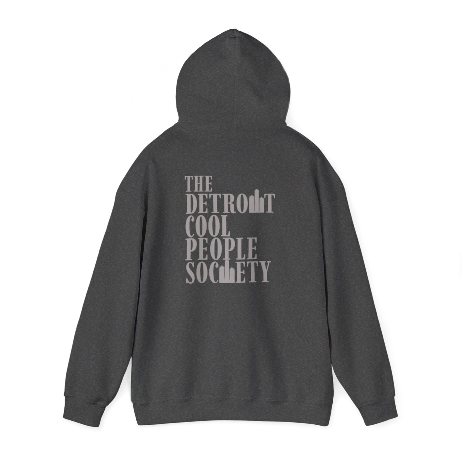 The Detroit Cool People Society Hoodie - Front and Back print - Tonyalicious Tees