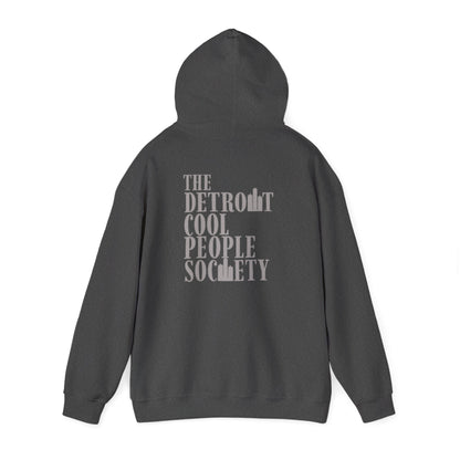 The Detroit Cool People Society Hoodie - Front and Back print - Tonyalicious Tees