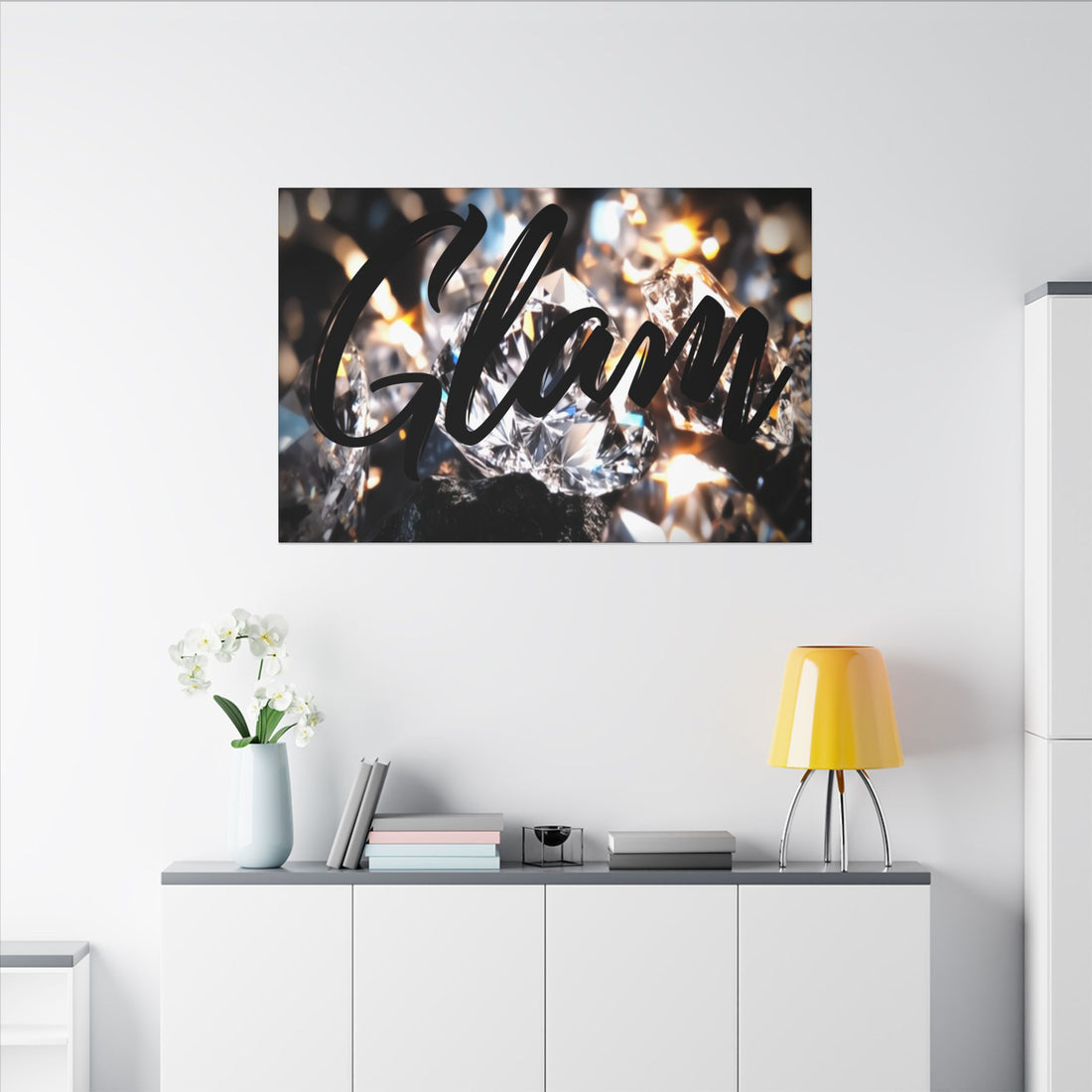 Glam Diamonds Wall Art - Tonyalicious Tees